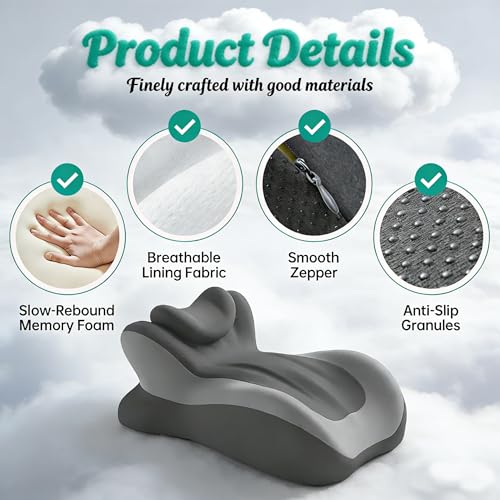Adjustable Pregnancy Support Pillow - Ergonomic Foam Wedge Cushion