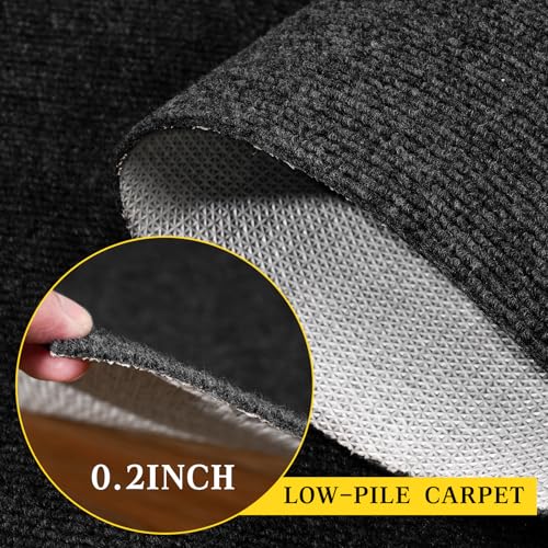 2x8 ft Waterproof Outdoor Runner Rug, Non-Slip Felt Carpet for Hallway