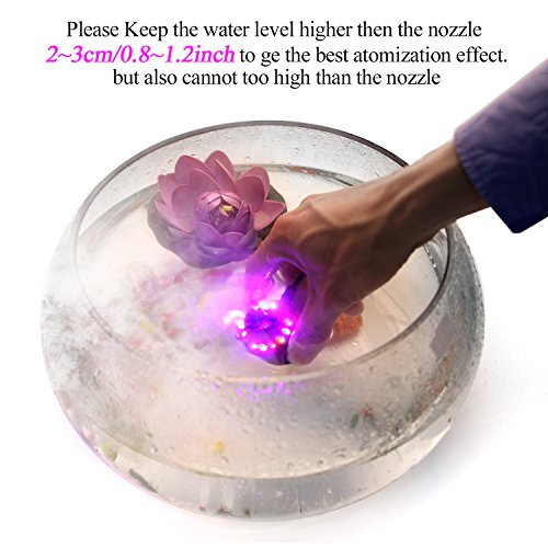 12 LED Ultrasonic Mist Maker Fogger for Ponds, Fountains, and Water Features