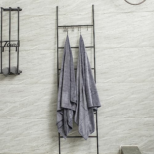 JML Microfiber Bath Towels 2-Pack (30" x 60") - Oversized Quick Dry