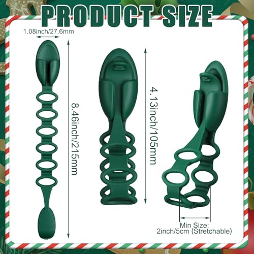12 Pack Christmas Garland Hangers - Adhesive Silicone Wreath Hooks for Mantle