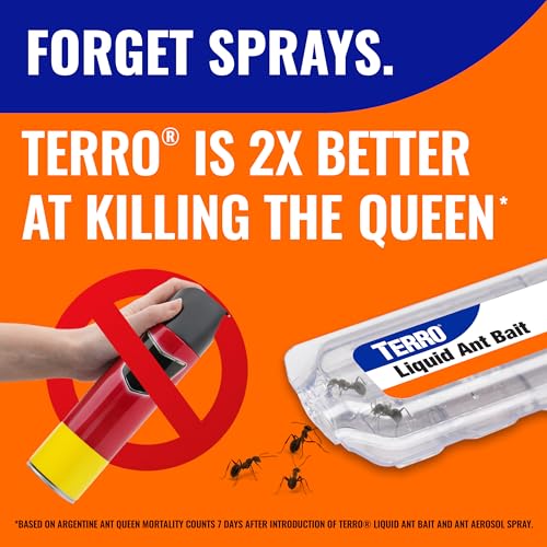 TERRO Liquid Ant Killer Bait Stations, 12-Pack, Indoor Traps, T300B