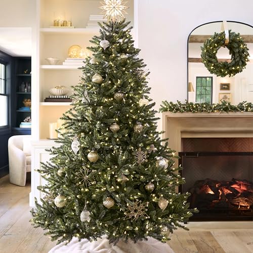 7.5 ft Unlit Classic Blue Spruce Artificial Christmas Tree with Stand