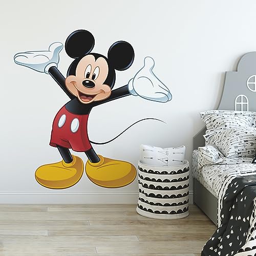 Giant Mickey Mouse Peel and Stick Wall Decal - 36-Inch Removable Sticker