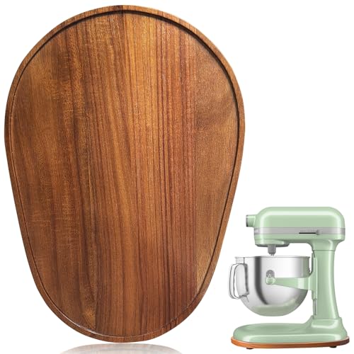Acacia Wood Sliding Tray for Stand Mixers - 5-8 Quart Mixer Mat