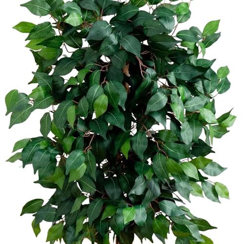 4 ft Artificial Triple Trunk Ficus Tree - Lifelike Faux Plant
