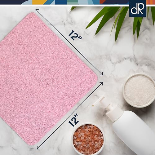 DecorRack 10 Pack 100% Cotton Wash Cloth, Luxurious Soft, 12 x inch