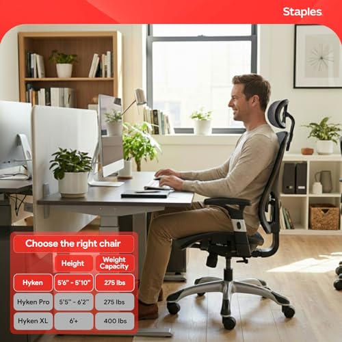Ergonomic Mesh Office Chair with Lumbar Support and Adjustable Arms