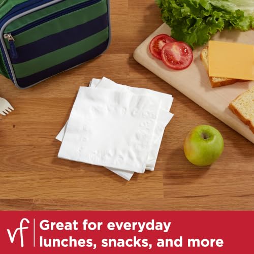 Disposable Paper Napkins - Vanity Fair Everyday 100 Count Pack, Cloth-Like 6.5x6.35 Inches
