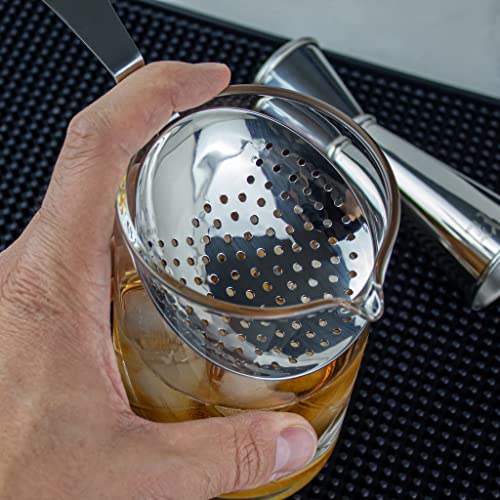 THE ART OF CRAFT Standard Julep Strainer - Stainless Steel Cocktail Strainer