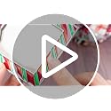 Cindeer 6-Pack Christmas Photo Ornament Frames - Gift Box Shape, 4.33" Outside, 2.36" Inner Photo - Red/Green/White Styles