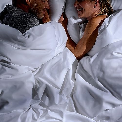 Oversized Bamboo Viscose Duvet Cover - Silky Soft & Thermal-Regulating