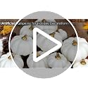 12-Piece Assorted Pink Artificial Pumpkins for Fall Autumn Decor