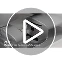 AIMEIKE Silver Commercial Hand Dryer with Drip Tray 110-130V 1300W Touchless