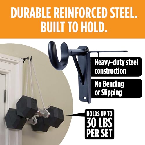 No Drill Curtain Rod Brackets - Damage-Free Wall Mount, 2-Pack