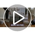 Heavy Duty Moving Bags with Backpack Straps and Zippers 6-Pack Clear