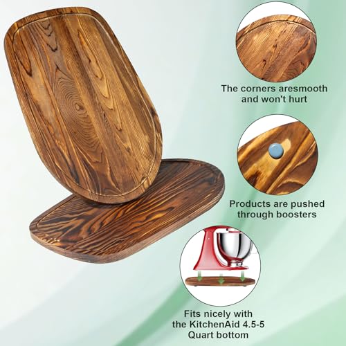 Pine Wood Sliding Tray for 4.5-5 Quart Tilt-Head Stand Mixers
