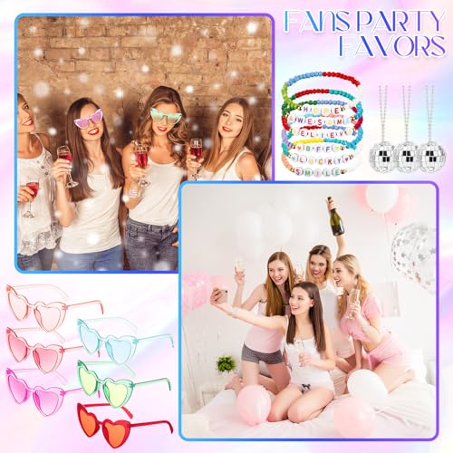 60-Piece Music Themed Party Favor Set with Bracelets, Sunglasses and Bags