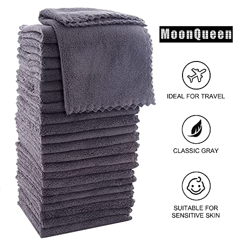 MOONQUEEN Ultra Soft Premium Washcloths Set - 12 x inches 24 Pack
