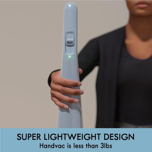Kenmore DS1020 16V Cordless Stick Vacuum - Lightweight 2-in-1 Handheld with LED Headlight | Ideal for Hardwood, Carpet & Pet Hair