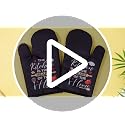 10-Piece Farmhouse Kitchen Decor Set with Towels, Rugs, Mitts, and Holders