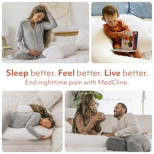 J-Shaped Memory Foam Body Pillow for Side Sleepers - 22"x50"