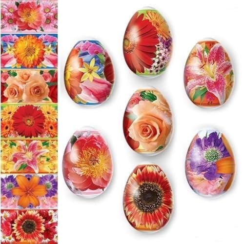 Pysanky Egg Heat-Shrink Sleeve Set – 7 Decorative Wraps for Easter Eggs