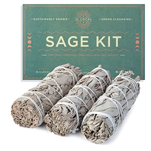 California White Sage Smudge Sticks (4 Inch) for Energy Cleansing & Rituals
