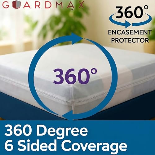 Waterproof Twin XL Mattress Encasement - Heavy Duty & Breathable