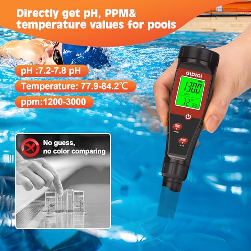 4-in-1 Digital pH Tester and TDS Meter for Hydroponics and Water