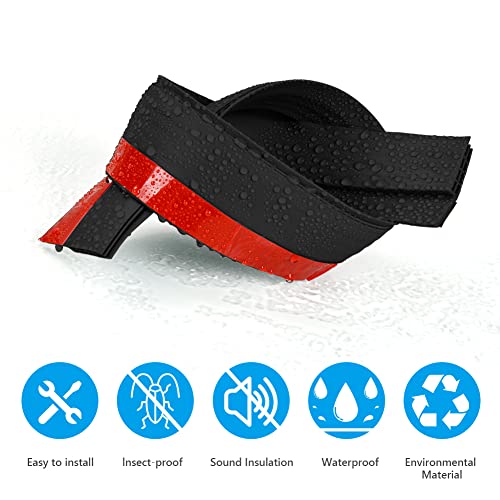 Adhesive Under Door Draft Stopper & Soundproof Weather Stripping (2" x 39")