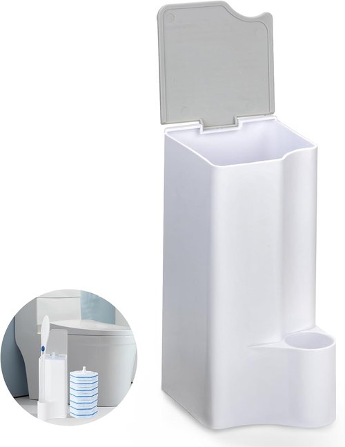 Clorox Toilet Wand Holder - Durable Design for Easy Storage | White & Gray Color