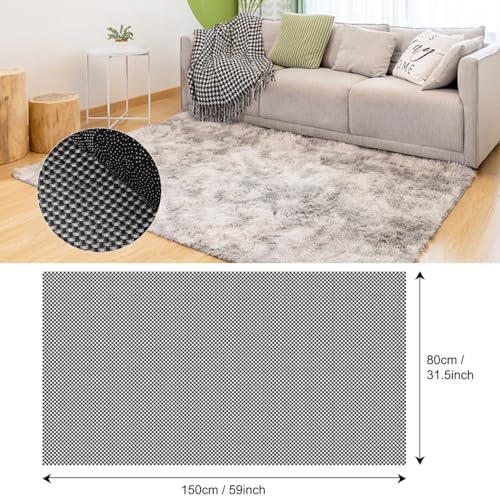 Non-Slip Area Rug Pad - 2x5 Feet Extra Thick PVC Carpet Gripper
