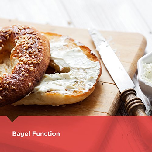 4-Slice Countertop Toaster with Extra-Wide Slots & Bagel Function