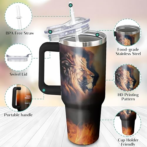 40 Oz Son Tumbler Gift from Mom Dad for Son, Fathers Day Coffee Mug - Variation 1
