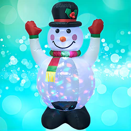 TRMESIA 4ft Christmas Inflatable Snowman Decoration - Outdoor & Indoor Holiday Decor