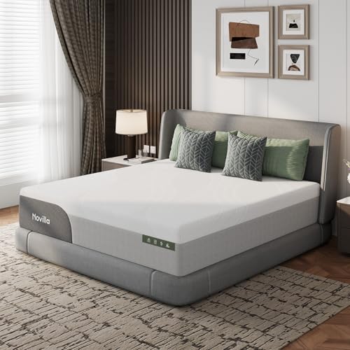 14-Inch King Size Cooling Gel Memory Foam Mattress with Nylon Cover