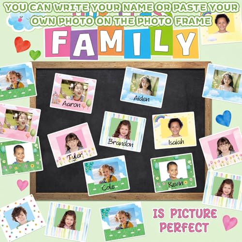 Class Family Tree Bulletin Board Set - Classroom Photo Craft Kit