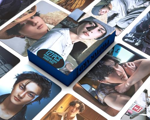 127-Piece K-Pop Photo Card and Sticker Set - Collectible Lomo Cards