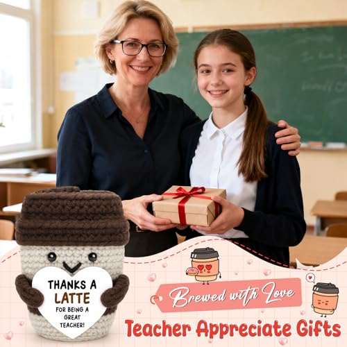Teacher Thanks A Latte Coffee Gift - Appreciation Gift for Women Men from Students