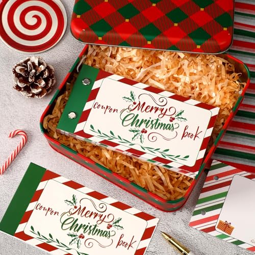 ADULT XMAS COUPON Christmas Blank Coupon Book for Him Her – 30 Personalized Vouchers