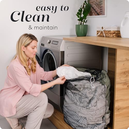 Extra Large Mesh Laundry Bag - 24" x 36" Heavy Duty Drawstring Storage