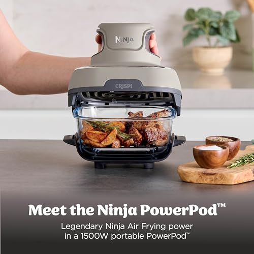 4-in-1 Glass Air Fryer System with PFAS-Free Borosilicate Glass
