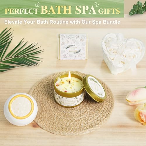 Sparkalyn Sage Green Spa Gift Basket for Women - Complete Self-Care & Comfort Set