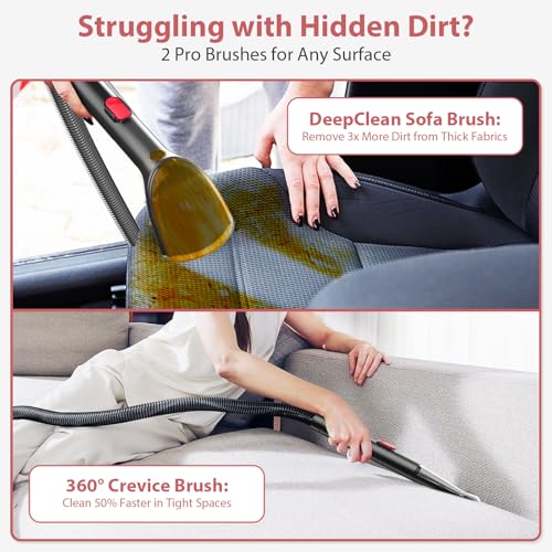 Portable Spot and Stain Cleaner for Upholstery, Carpet, and Car Interiors