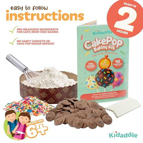 DIY Cake Pop Baking Kit for Kids with Decorating Supplies