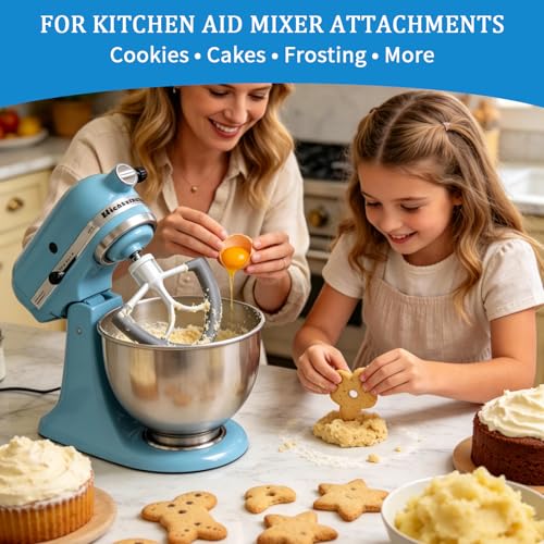 Flex Edge Beater for 4.5-5 Quart Tilt-Head Stand Mixers, Silicone Bowl Scraper