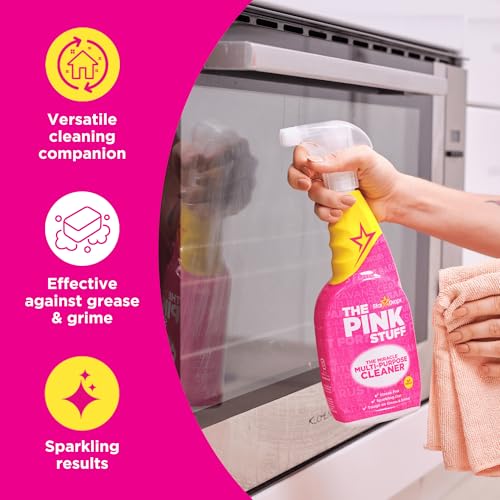 The Pink Stuff Miracle Multi-Purpose Cleaner Spray, 25 fl oz - Tough on Grease