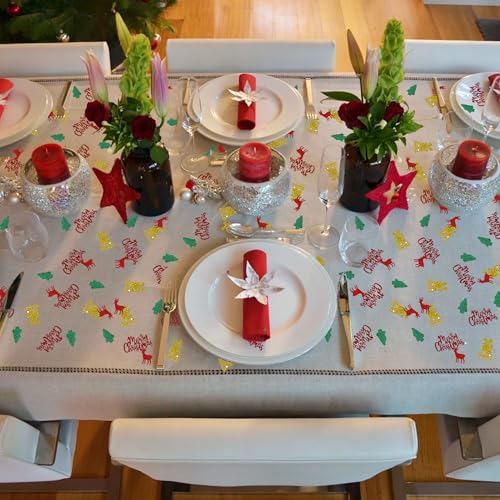 100Pcs Christmas Confetti Glitter Table Decor - Red, Green & Gold Shapes