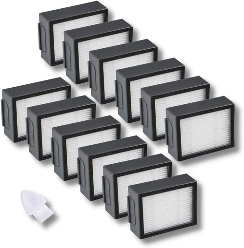 iRobot - 12-Pack Replacement HEPA Filters for Roomba E, i, and J Series - Compatible with All Plus Versions